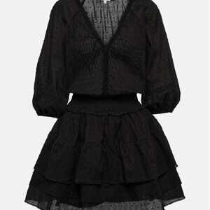 Poupette St. Barth, Mini Cotton Islet‎ Dress, Sz L